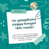 No group/band class tonight 18th March