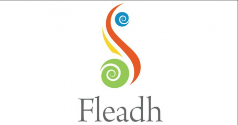 Image with a logo and the word Fleadh